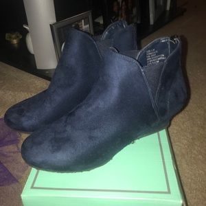 Blue suede beauties